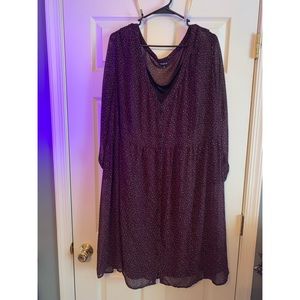 Torrid Button Down Dress with Slip